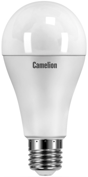 

Лампа светодиодная Camelion LED15-A60/830/E27 15Вт/125Вт, E27, 170-265В, 3000К, 1280лм, ЛОН (12185), LED15-A60/830/E27