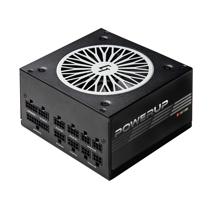 Блок питания ATX Chieftec PowerUp 750W GPX-750FC 750W, 80 PLUS GOLD, Active PFC, 120mm fan, full cable management, LLC design, Retail