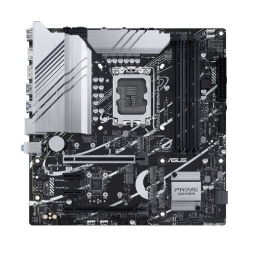 Материнская плата mATX ASUS PRIME Z790M-PLUS D4 (LGA1700, Z790, 4*DDR4 (5333), 4*SATA 6G RAID, 3*M.2