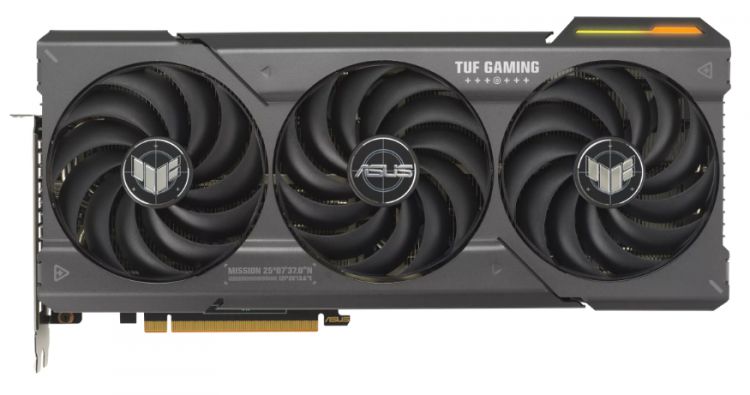 

Видеокарта PCI-E ASUS Radeon RX 7800 XT TUF GAMING OC (TUF-RX7800XT-O16G GAMING) 16GB GDDR6 256bit 5nm 1295/19500MHz HDMI/3*DP, Radeon RX 7800 XT TUF GAMING OC (TUF-RX7800XT-O16G GAMING)