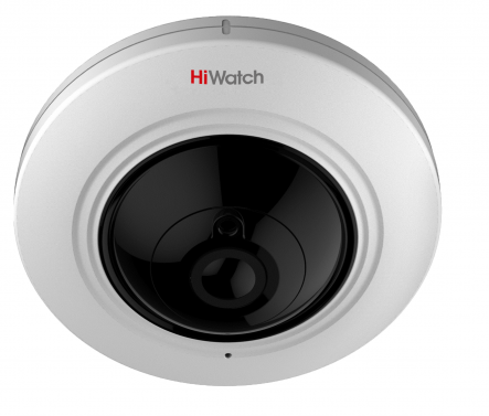 Видеокамера IP HiWatch DS-I351 3Мп панорамная с EXIR-подсветкой до 8 м, 1/2.8'' CMOS, 1.16мм; 180° видеокамера ip hiwatch ds i225 d 2мп уличная поворотная с exir подсветкой до 100м с md 2 0