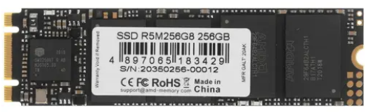 Накопитель SSD M.2 2280 AMD R5M256G8 Radeon R5 256GB SATA 6Gb/s 3D TLC 555/450MB/s RTL
