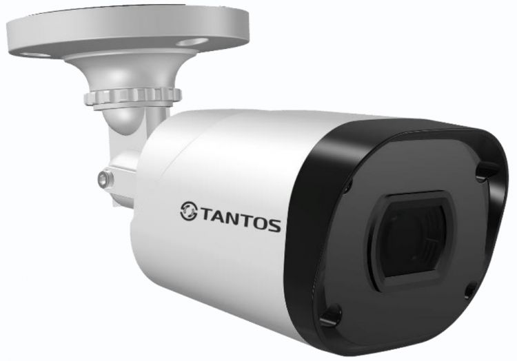 Видеокамера IP Tantos TSi-Peco25FP 2Мп уличная цилиндрическая с ИК подсветкой видеокамера ip tantos tsi pe50fpn colorview уличная цилиндрическая с led подсветкой белого цвета