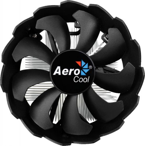 Кулер AeroCool BAS 4710700955871 LGA115x (Aluminum,1200 RPM,24 dBA,120x120x25mm, 55.6 CFM,3-pin)