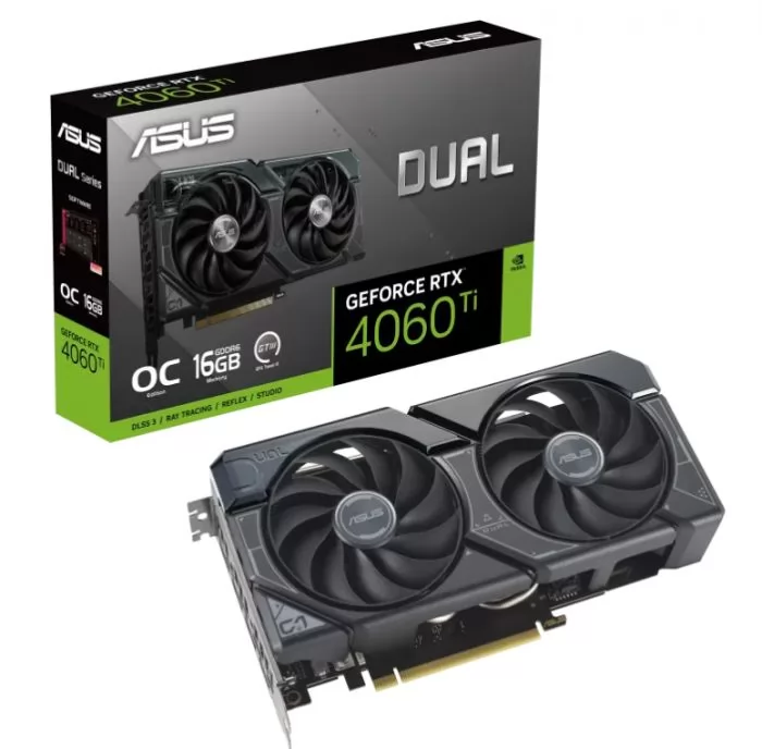 ASUS GeForce RTX 4060 Ti Dual OC (DUAL-RTX4060TI-O16G)