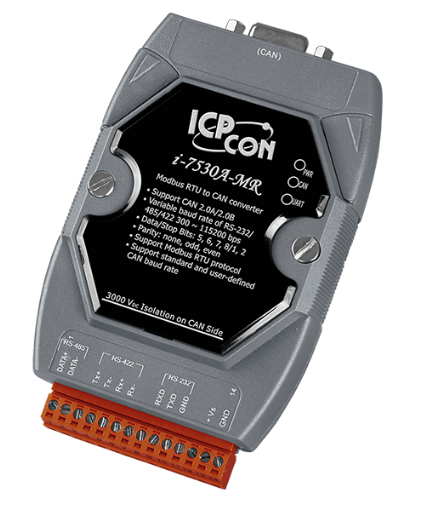 

Преобразователь ICP DAS I-7530A-MR CR Modbus RTU to CAN converter (RoHS), I-7530A-MR CR