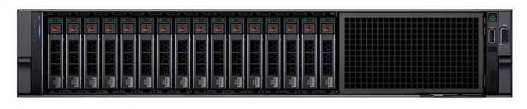 Серверная платформа Dell PowerEdge R550 210-AZEG_bundle007 (2)*Silver 4310 (2.1GHz, 12C), No HDD, No Memory (up to 16x2.5), PERC H745, Riser 4LP, Int 25mm silver plated bezel settings shallow bezel pick your amount b49theof