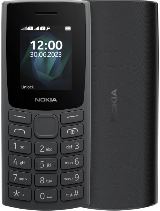 Мобильный телефон Nokia 105 SS 1GF019EPA2C03 charcoal