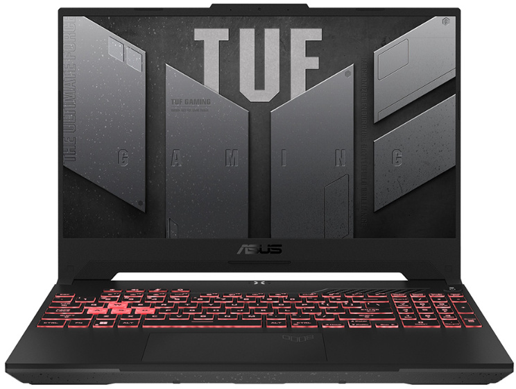 

Ноутбук ASUS TUF Gaming A15 FA507RC-HN059 90NR09R2-M005W0 Ryzen 7 6800H/8GB/512GB SSD/GeForce RTX 3050 4GB/15.6" FHD IPS/WiFi/BT/Cam/noOS/grey, TUF Gaming A15 FA507RC-HN059