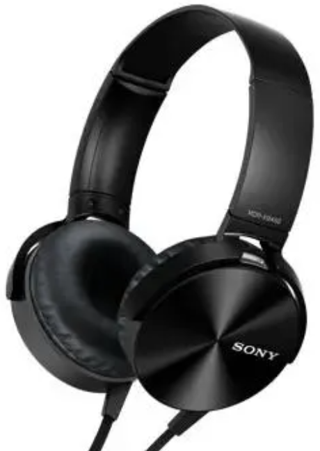 

Гарнитура Sony MDR-XB450AP накладная 1.2м черная проводная оголовье, MDR-XB450AP