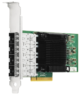 Сетевой адаптер LR-LINK LRES1030PF-4SFP+ PCIe x8 Quad-port 10G SFP+ Ethernet Network Adapter (Mucse