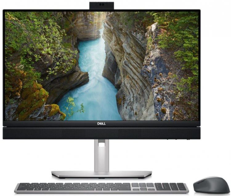 Моноблок 23.8'' Dell Optiplex 7410 Plus i7 13700/16GB/512GB SSD/1920x1080/UHD Graphics 770/USB kbd/USB mouse/Linux/black