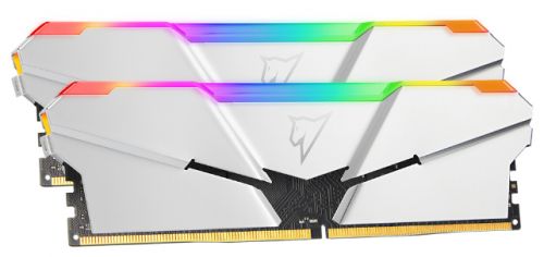 Модуль памяти DDR4 16GB (2*8GB) Netac NTSRD4P32DP-16S Shadow RGB PC4-25600 3200MHz CL14 1.35V silver