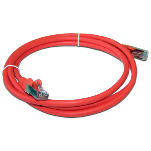 Кабель патч-корд Lanmaster LAN-PC45/S6A-3.0-RD RJ45 - RJ45, 4 пары, FTP, категория 6A, 3 м, красный, LSZH кабель ftp 4 пары категория 6 proconnect 01 0147 3 305м