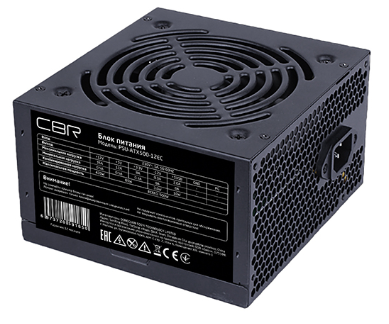 

Блок питания ATX CBR PSU-ATX500-12GM 500W 80+ Bronze, APFC, черный, PSU-ATX500-12GM