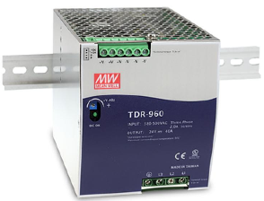 

Преобразователь AC-DC сетевой Mean Well TDR-960-48 960Вт, ККМ, 3-х фазный, вход 340…550В AC, 47…63/480…780В DC, выход 48В/20A, рег. вых 48…55В, изоляц, TDR-960-48