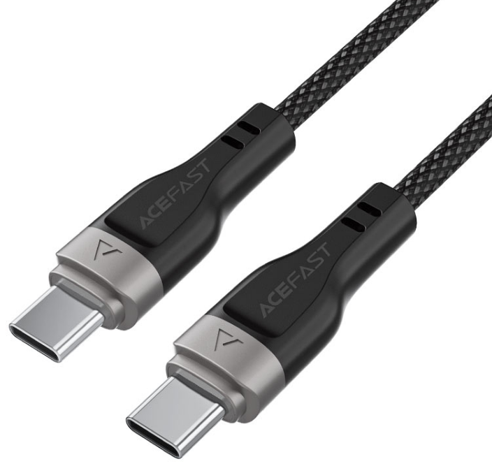 

Кабель ACEFAST C11-03 магнитный зарядный USB-C To USB-C Magnetic Charging Data Cable. Длина: 1,2м. Цвет: черный, C11-03