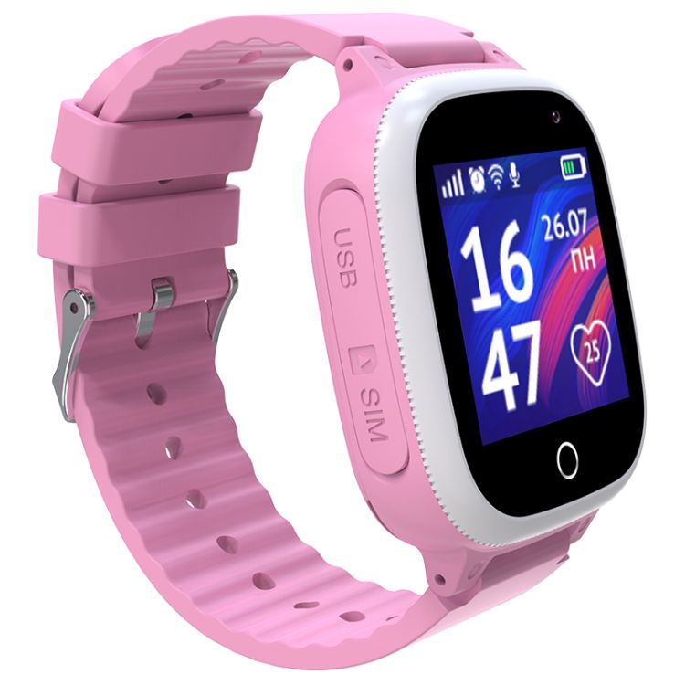 цена Часы Aimoto LITE 9101202 детские, 1.44, 128х128 пикс, GPS, розовые