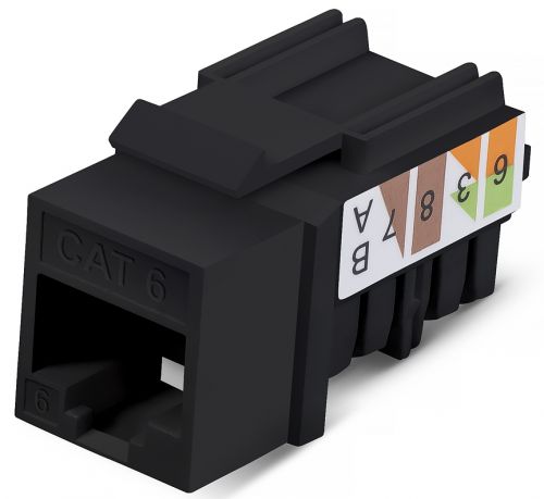 

Модуль Cabeus KJ-RJ45-Cat.6-90-SW-BK, KJ-RJ45-Cat.6-90-SW-BK