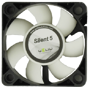 Вентилятор для корпуса GELID Silent 5 FN-SX05-40 12.9 CFM, 50x50x15mm, 4000 об/мин, 3-pin