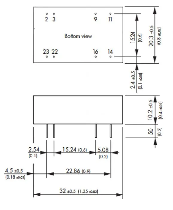 TRACO POWER TEL 5-2412