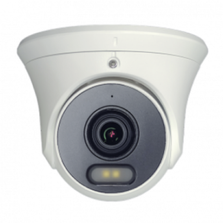 Видеокамера IP Tantos TSi-Ee25FPN ColorView уличная купольная с LED подсветкой белого цвета, двухмегапиксельная видеокамера ip tantos tsi peco25fp 2мп уличная цилиндрическая с ик подсветкой