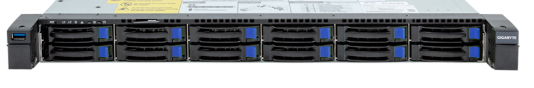 Серверная платформа 1U GIGABYTE R183-S92 (2*LGA 4677, C741, 32*DDR5, 12*2.5 Gen4 NVMe/SATA/SAS HS, 2*PCIE, 2*Glan, Mlan, 3*USB 3.2, Mini-DP, 2*1600W)