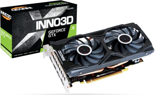 Видеокарта PCI-E Inno3D GeForce GTX 1660 Super TWIN X2 OC (N166S2-06D6-1712VA15L) 6GB GDDR6 192bit 12nm 1785/14000MHz HDMI/3*DP RTL GeForce GTX 1660 Super TWIN X2 OC (N166S2-06D6-1712VA15L) - фото 1