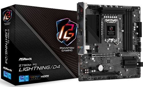 Материнская плата mATX ASRock Z790M PG LIGHTNING/D4