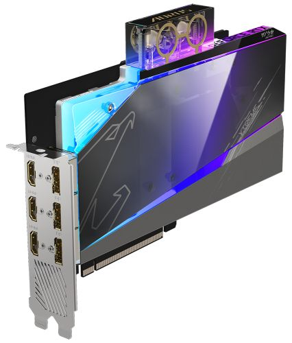 Видеокарта PCI-E GIGABYTE GeForce RTX 3080 Ti AORUS XTREME WATERFORCE WB (GV-N308TAORUSX WB-12GD) (У