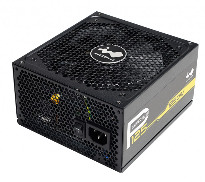 

Блок питания ATX InWin P125 6188711 1250W APFC 80PLUS Gold 135mm fan full modular, P125