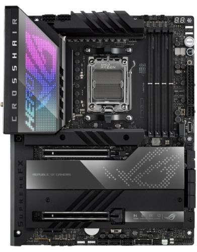 Материнская плата ATX ASUS ROG CROSSHAIR X670E HERO (AM5, AMD X670, 4*DDR5 (6400), 6*SATA 6G RAID, 4