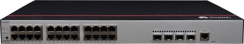 Коммутатор Huawei S1730S-S24P4S-A1 (24*10/100/1000BASE-T ports, 4*GE SFP ports, PoE+, AC power), цвет серый
