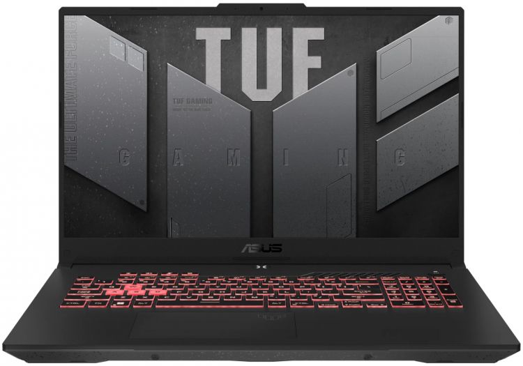 

Ноутбук ASUS TUF Gaming A17 FA707RE-HX027 90NR08X2-M001A0 Ryzen 7 6800H/8GB/512GB SSD/17.3" FHD IPS/RTX 3050 Ti 4GB/noDVD/cam/BT/WiFi/noOS/grey, TUF Gaming A17 FA707RE-HX027