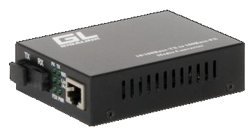 Медиа-конвертер GIGALINK GL-MC-UTPF-SC1F-18SM-1310.r2 из UTP, 100Мбит/c в WDM, LFP, SM, SC, Tx:1310/