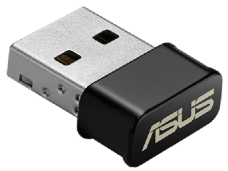 

Сетевой адаптер ASUS USB-AC53 NANO 90IG03P0-BM0R10 Wi Fi 802.11a/b/g/n/ac, 867 Мбит/с, 2,4ГГц/5ГГц, USB, USB-AC53 NANO