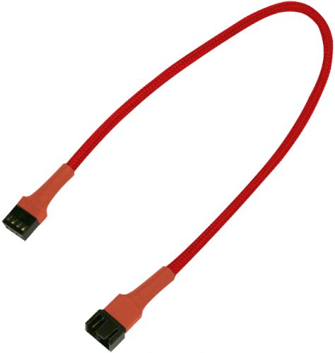 Удлинитель Nanoxia NXPWV30R 4-pin PWM, 30см, красный
