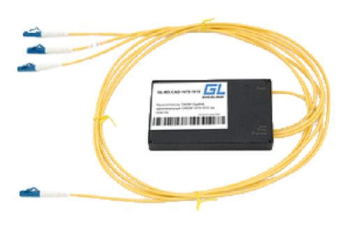 Мультиплексор GIGALINK GL-MX-CAD-1530-1550 OADM, однокан. CWDM 1530/1550 нм, 1м 2.0 мм, COM/EXT SC/U