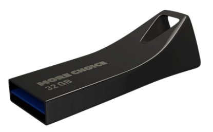 Накопитель USB 3.0 32GB More Choice MF32m Black, цвет черный