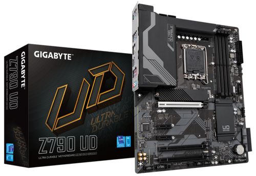 Материнская плата ATX GIGABYTE Z790 UD (LGA1700, Z790, 4*DDR5 (7600), 6*SATA 6G RAID, 3*M.2, 5*PCIE,