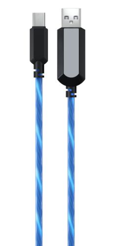 Кабель интерфейсный Red Line LED USB-micro USB УТ000018308 - фото 1