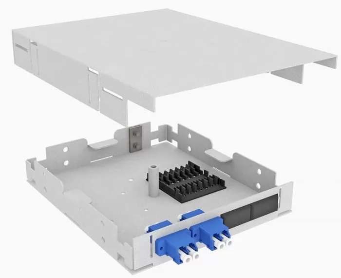 TopLAN КРНМ-Top-04LC/U-OS2-GY-DIN