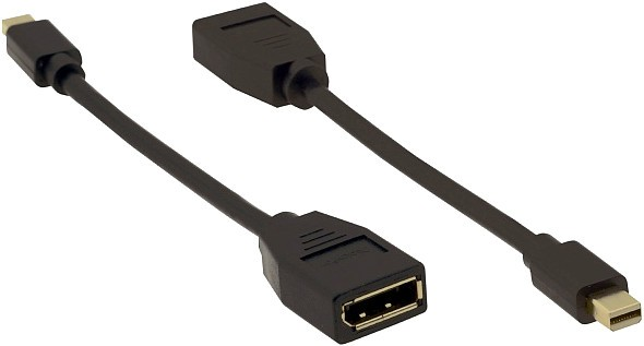 

Переходник Kramer ADC-MDP/DPF 99-97200007 mini DisplayPort вилка на DisplayPort розетку, ADC-MDP/DPF