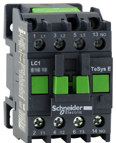 Контактор Schneider Electric LC1E1810Q5 3P 1НО 18А 400В AC3 380В 50Гц