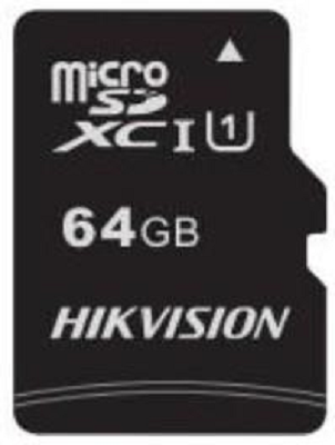 

Карта памяти MicroSDXC 64GB HIKVISION HS-TF-C1(STD)/64G/ZAZ01X00/OD (без SD адаптера) 92/30MB/s, V30, HS-TF-C1(STD)/64G/ZAZ01X00/OD