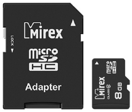 Карта памяти mirex microsdhc 8 гб