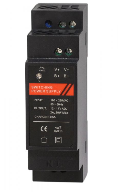 

Блок питания Smartec ST-PS102DIN 12 VDC/2 A; 220 VAC, крепление на DIN-рейку, ST-PS102DIN