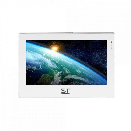 Монитор Space Technology ST-M203/7 (TS/SD/WF) БЕЛЫЙ видеодомофона, 7” TFT LCD, цветной, 1024*600, CV