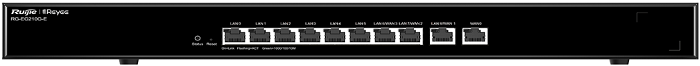 

Маршрутизатор RUIJIE NETWORKS RG-EG210G-E 10-Port Gigabit Cloud Managed Gataway, 10 Gigabit Ethernet connection Ports, support up to 4 WAN ports, Max, RG-EG210G-E