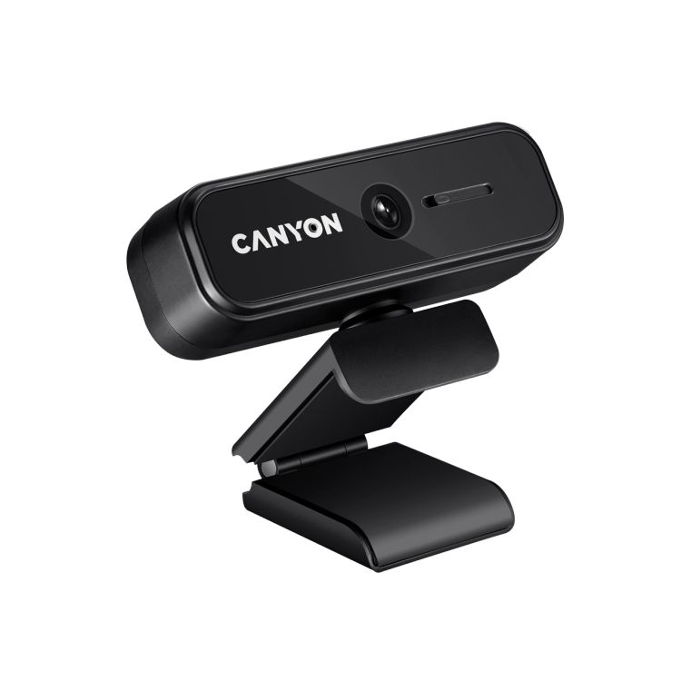 Веб-камера Canyon C2 720P HD 1 Мпикс USB2.0, black веб камера canyon c6 2k ultra full hd 3 2 мпикс usb2 0 grey